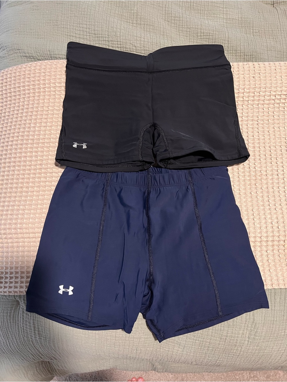 Under Armour Women’s Performance Shorts — Black & Navy Set